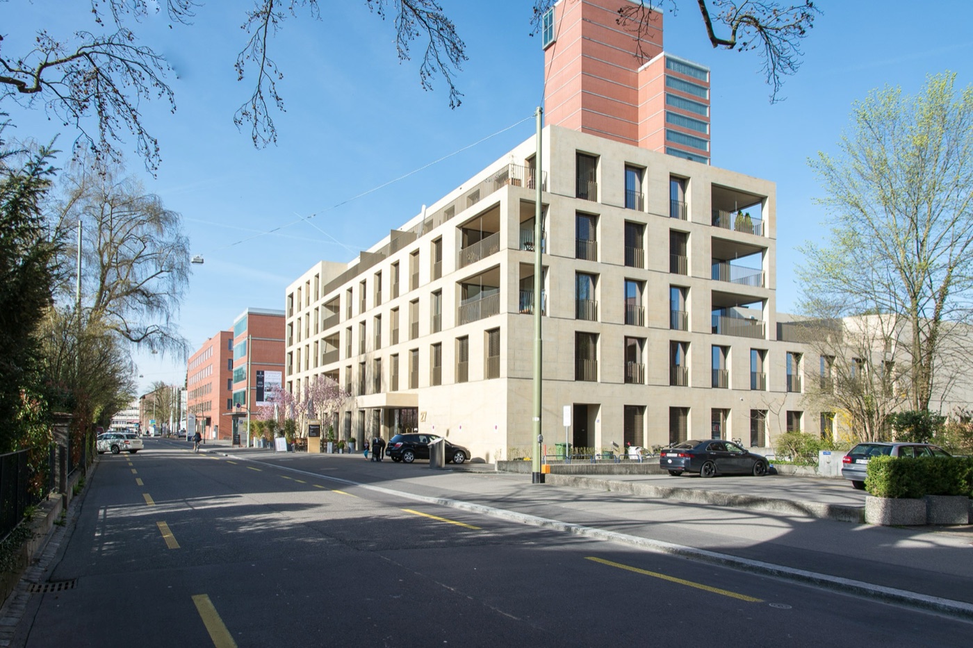Gebäude an der Theaterstrasse in Winterthur